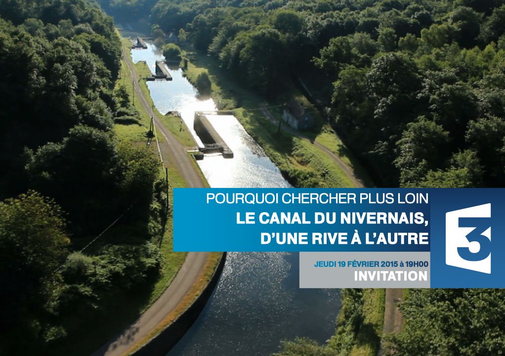 Le canal du nivernais, d'une rive à l'autre